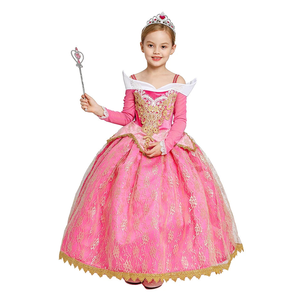 Princess Halloween Cosplay Dress Off Shoulder Party Princess Clothing
