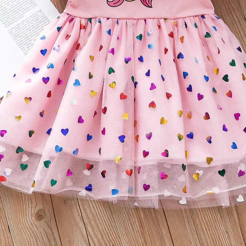 Summer Girls Dress Cotton Party Princess Dresses For 2-6 Years Girls